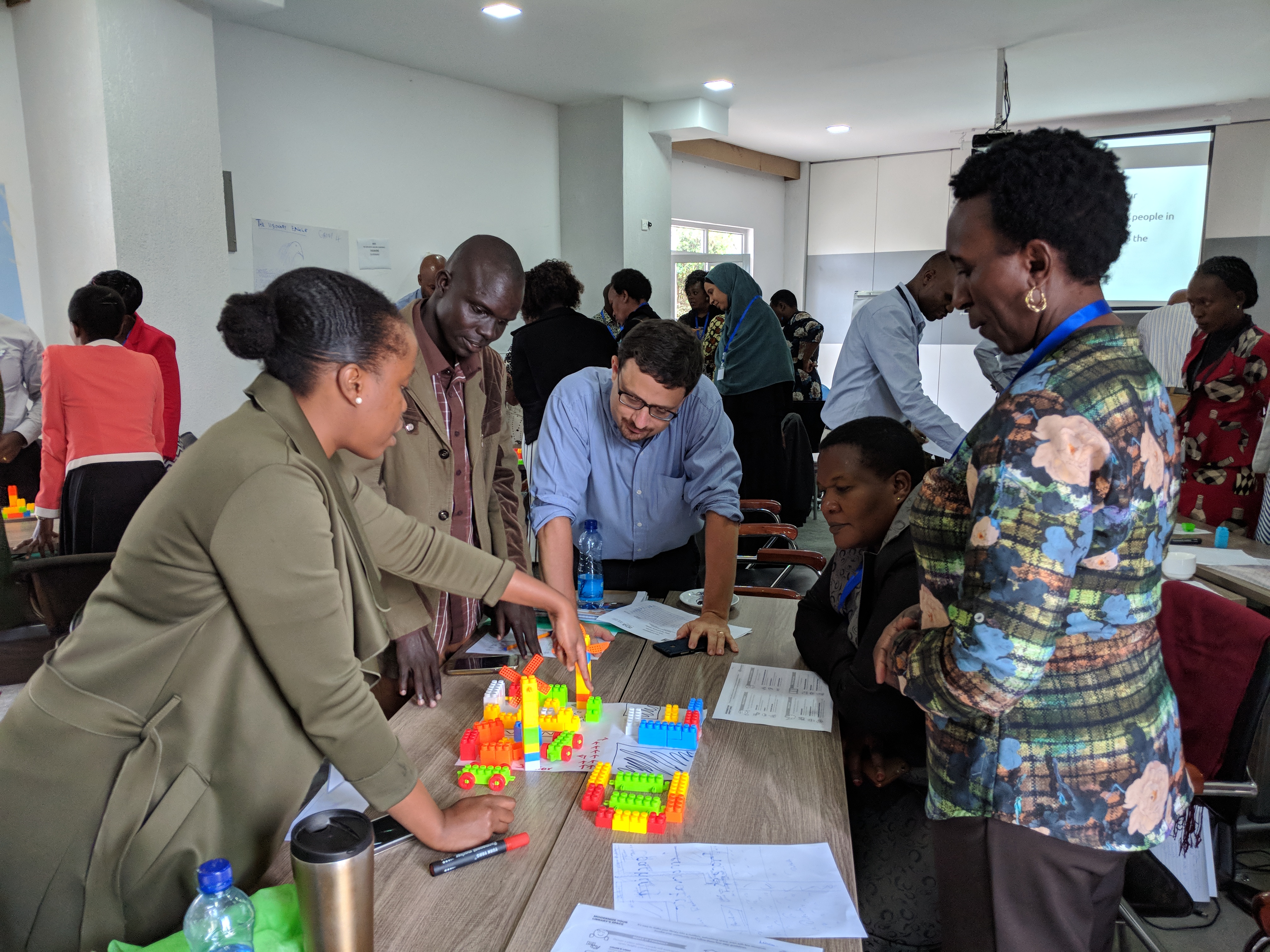Kenyan public library trainers attend a workshop on Rethinking Library Spaces in 2018.