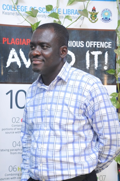 EIFL guest blogger, Richard Bruce Lamptey, Librarian at the College of Science Library at Kwame Nkrumah University of Science and Technology (KNUST), and EIFL Country Coordinator in Ghana.