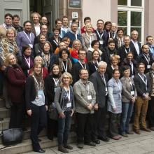 The OpenAIRE team at an OpenAIRE conference at Göttingen State and University Library, 20 November 2012