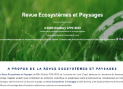 Screenshot of the journal's home page. 