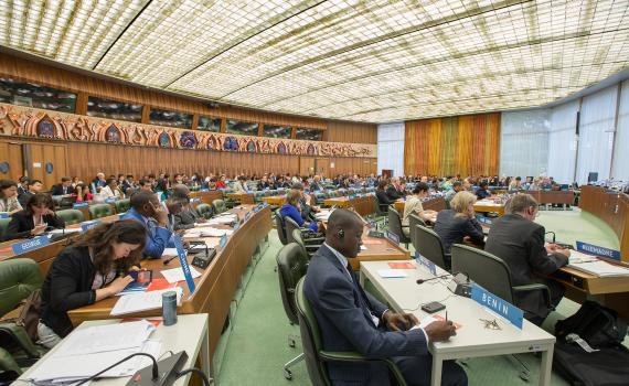 Standing Committee on Copyright and Related Rights in session at the World Intellectual Property Organization (WIPO). Photo credit: WIPO Standing Committee on Copyright and Related Rights in session at the World Intellectual Property Organization (WIPO). Photo credit: WIPO