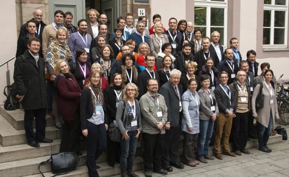 The OpenAIRE team at an OpenAIRE conference at Göttingen State and University Library, 20 November 2012