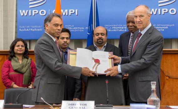 Photo of ratification of India of Marrakesh Treaty Photo of ratification of India of Marrakesh Treaty