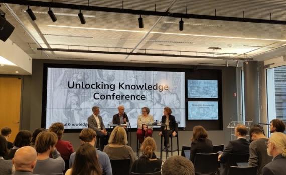 Teresa Hackett, EIFL moderated a panel discussion on legal uncertainty and exposure to liability. Left to right: Martin Senftleben, University of Amsterdam, Michael Arentoft, European Commission, Annabelle Shaw, British Film Institute Teresa Hackett, EIFL moderated a panel discussion on legal uncertainty and exposure to liability. Left to right: Martin Senftleben, University of Amsterdam, Michael Arentoft, European Commission, Annabelle Shaw, British Film Institute